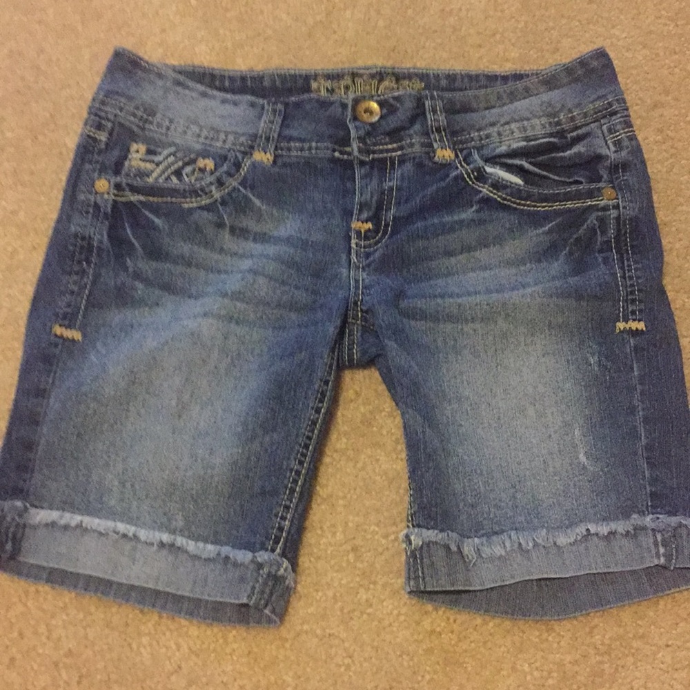Blue shorts